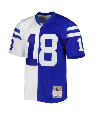 Men's Peyton Manning Royal, White Indianapolis Colts 1998 Split Legacy Replica Jersey