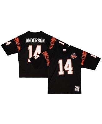 Men's Mitchell & Ness Ken Anderson Black Cincinnati Bengals 1981 Authentic  Retired Player Jersey