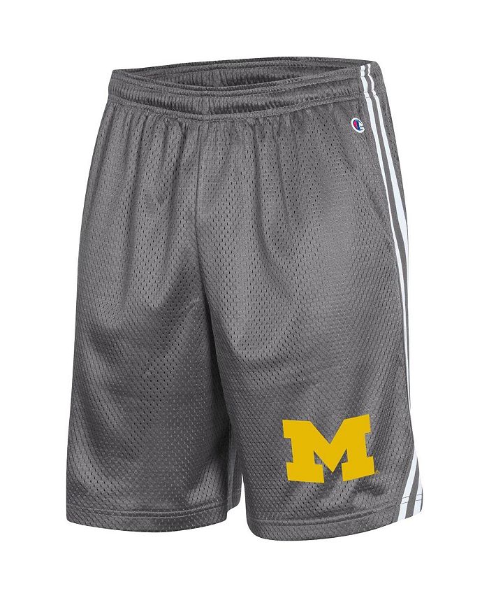 Champion Men's Gray Michigan Wolverines Team Lacrosse Shorts Macy's