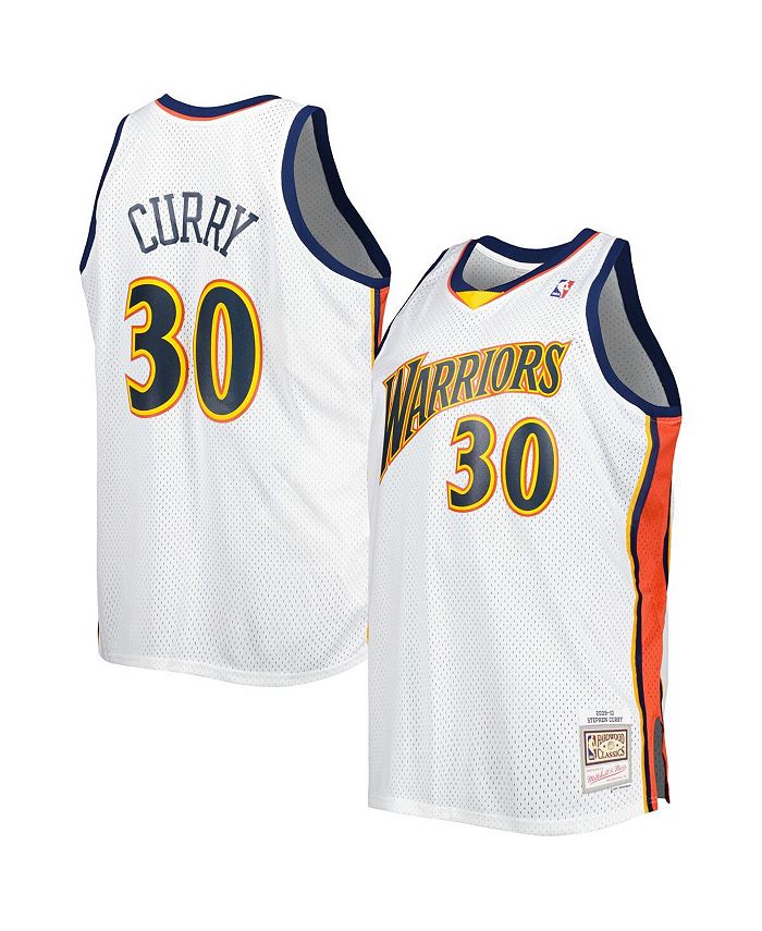 Mitchell & Ness Men's Stephen Curry White Golden State Warriors Big and ...