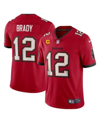 Tom Brady Tampa Bay Buccaneers Nike Captain Vapor Limited Jersey - Red