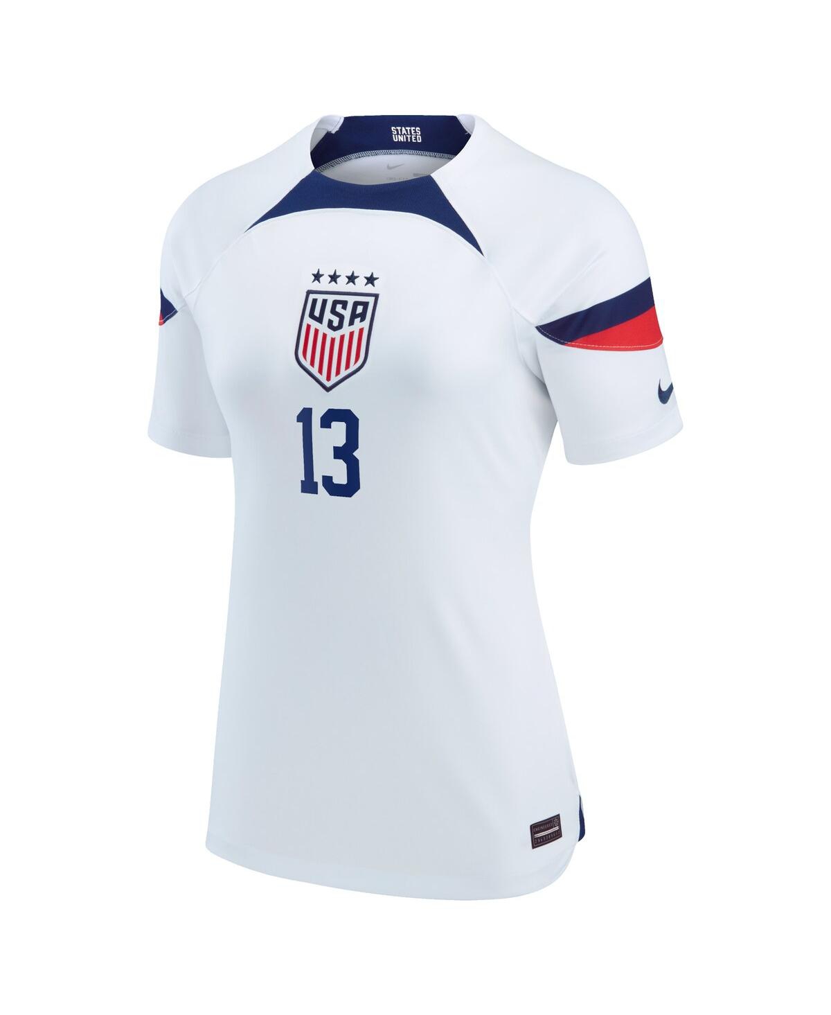 Women's Nike Alex MorganUswnt 2022/23 Home Breathe Stadium Replica Player Jersey - White