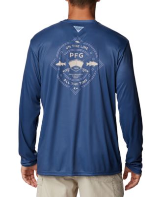 Columbia Men's Terminal Tackle PFG On the Line Long-Sleeve T-Shirt - Macy's