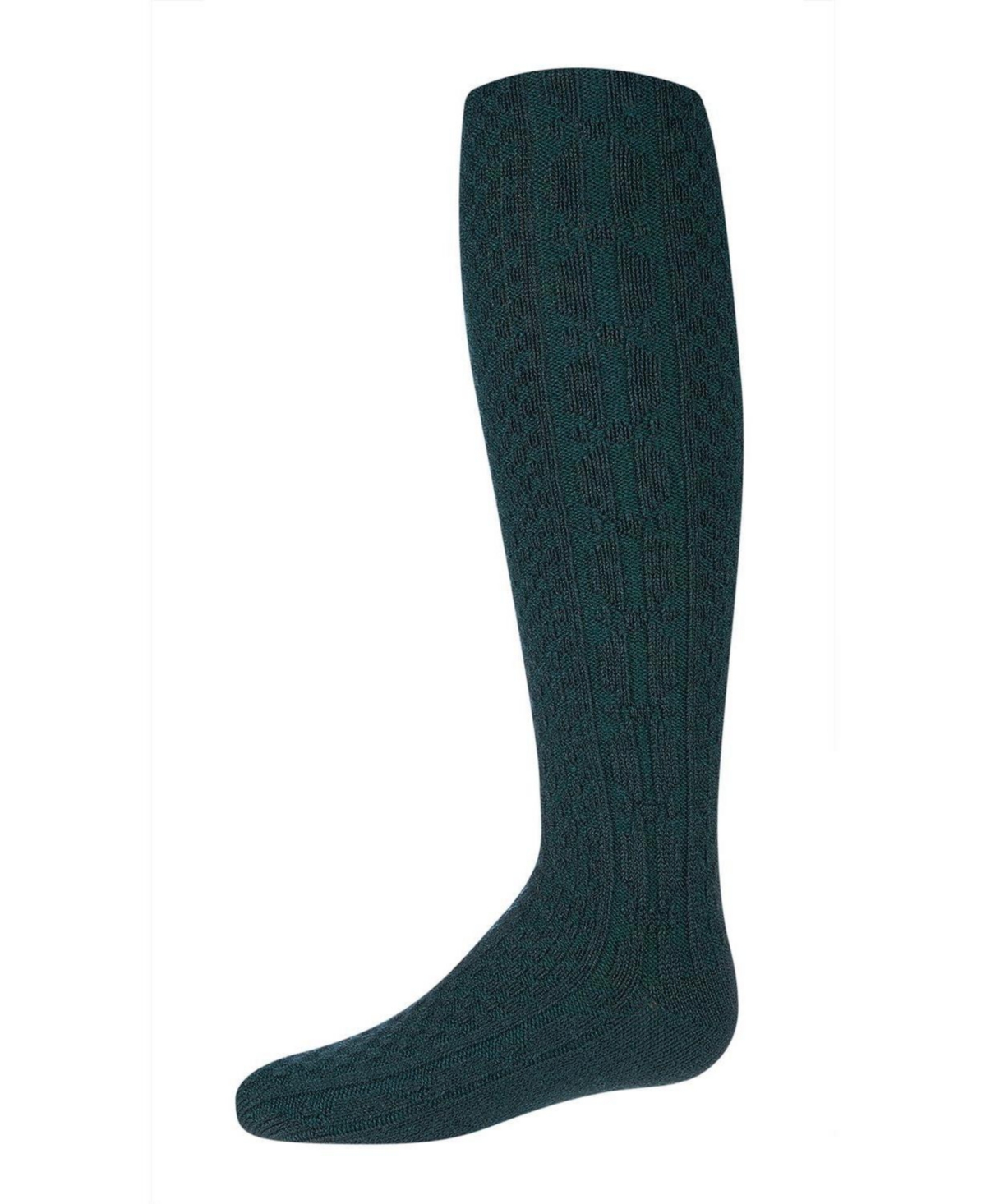 MeMoi Girls Chunky Cable Knit Cotton Blend Knee High Socks