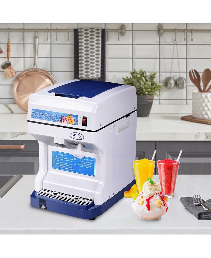 Costway Electric Ice Shaver Machine Tabletop Shaved Ice Crusher Macy's