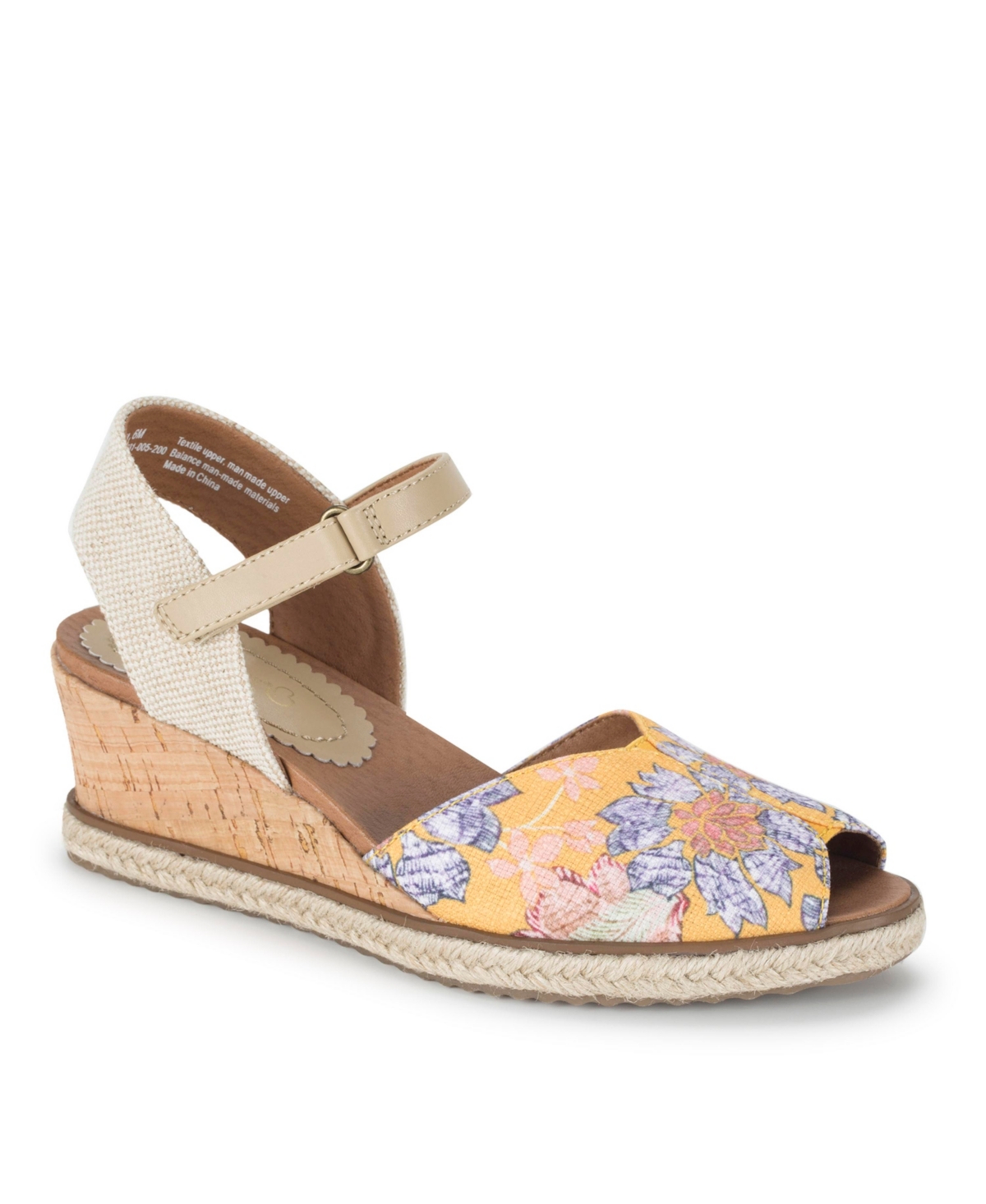 Baretraps Women's Odetta Peeptoe Wedge Espadrille Sandals Women's