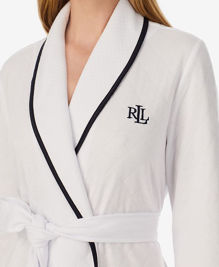 Lauren Ralph Lauren Women's Long Sleeve Short Robe Macy's