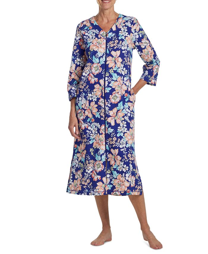 Zip front 2025 nightgown