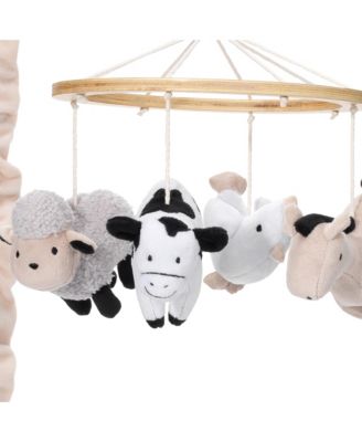 Baby Farm Animals Musical Baby Crib Mobile Soother Toy