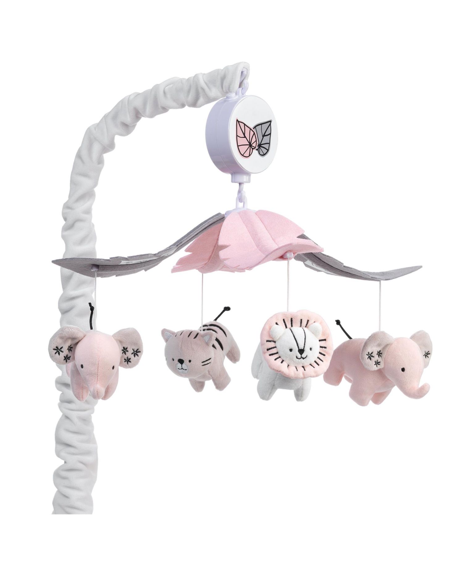 Happy Jungle Musical Safari Animals Crib Mobile
