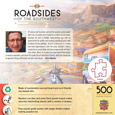 Roadsides of the Southwest - Into the Valley 500 Piece Jigsaw Puzzle