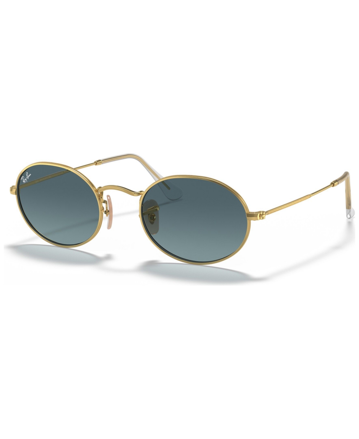 Ray Ban Sunglasses, Rb3547 51 In Gold,blue Gradient Grey