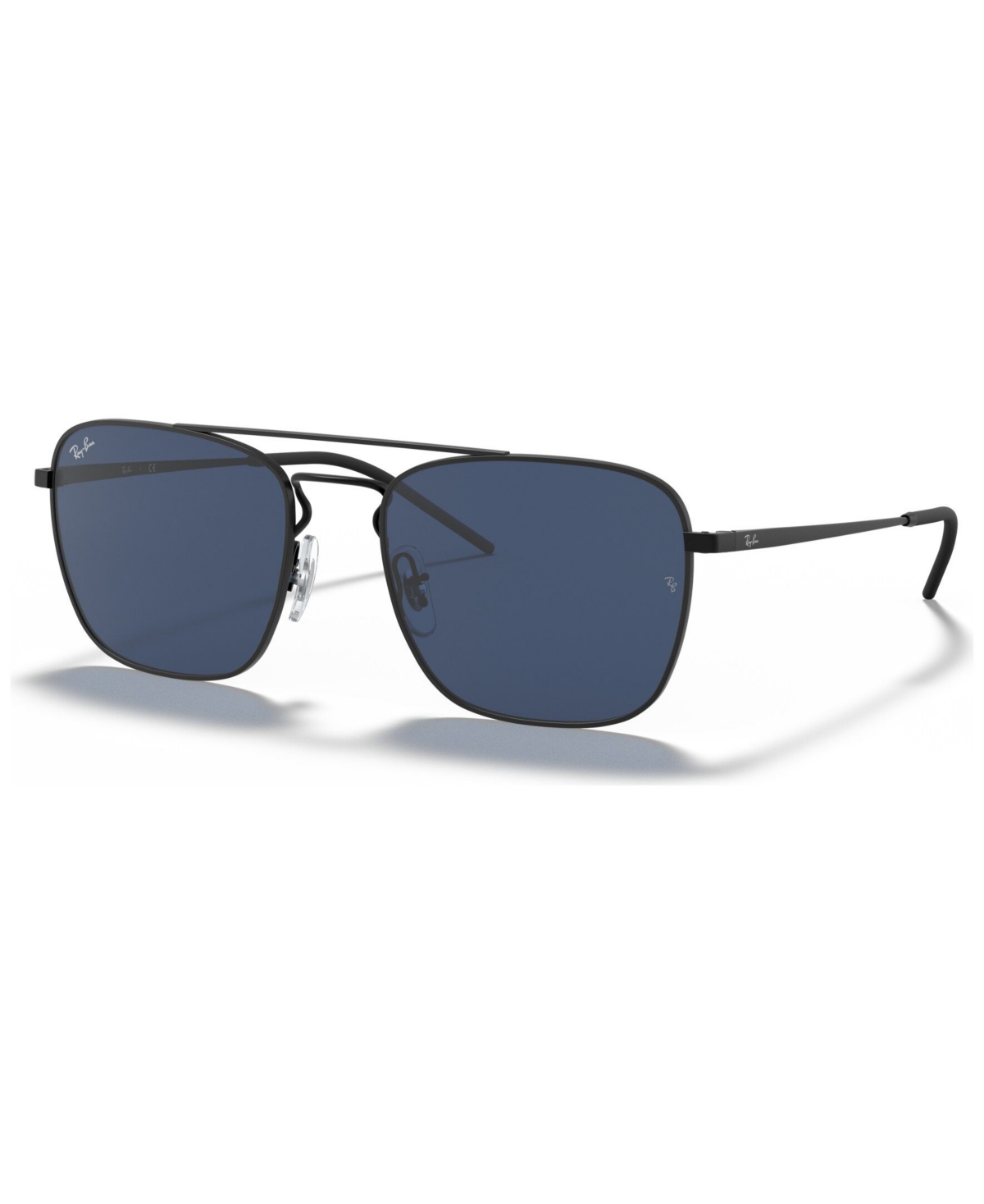 Shop Ray Ban Sunglasses, Rb3588 55 In Rubber Black,blue