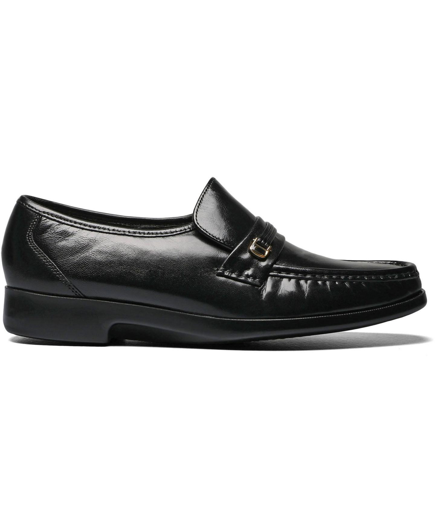 Мужские туфли Florsheim Riva Moc Toe Loafer, цвет: Чёрный — фото 2