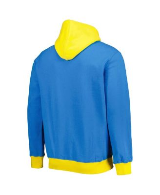 Men's Powder Blue Los Angeles Chargers Big Face 5.0 Pullover Hoodie