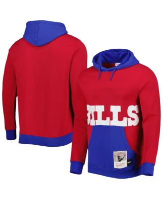 Men's Red Buffalo Bills Big Face 5.0 Pullover Hoodie
