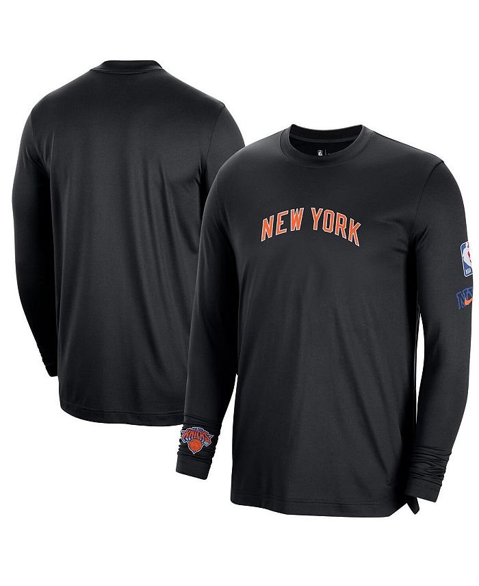 Nike Men s Black New York Knicks 2022 23 City Edition Pregame