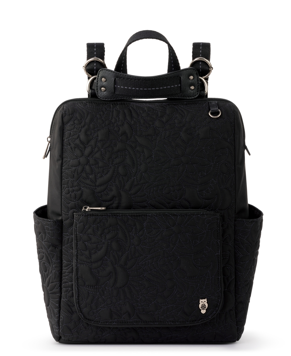 SAKROOTS LOYOLA RECYCLED QUILTED CONVERTIBLE BACKPACK