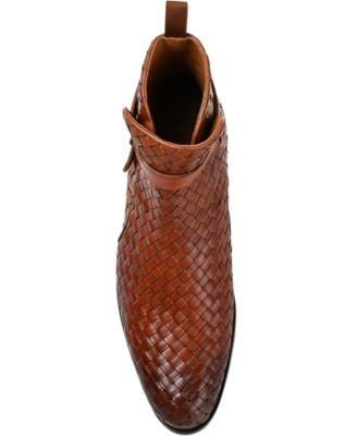 Men's Dylan Hand-Woven Leather Buckle Jodhpur Boots