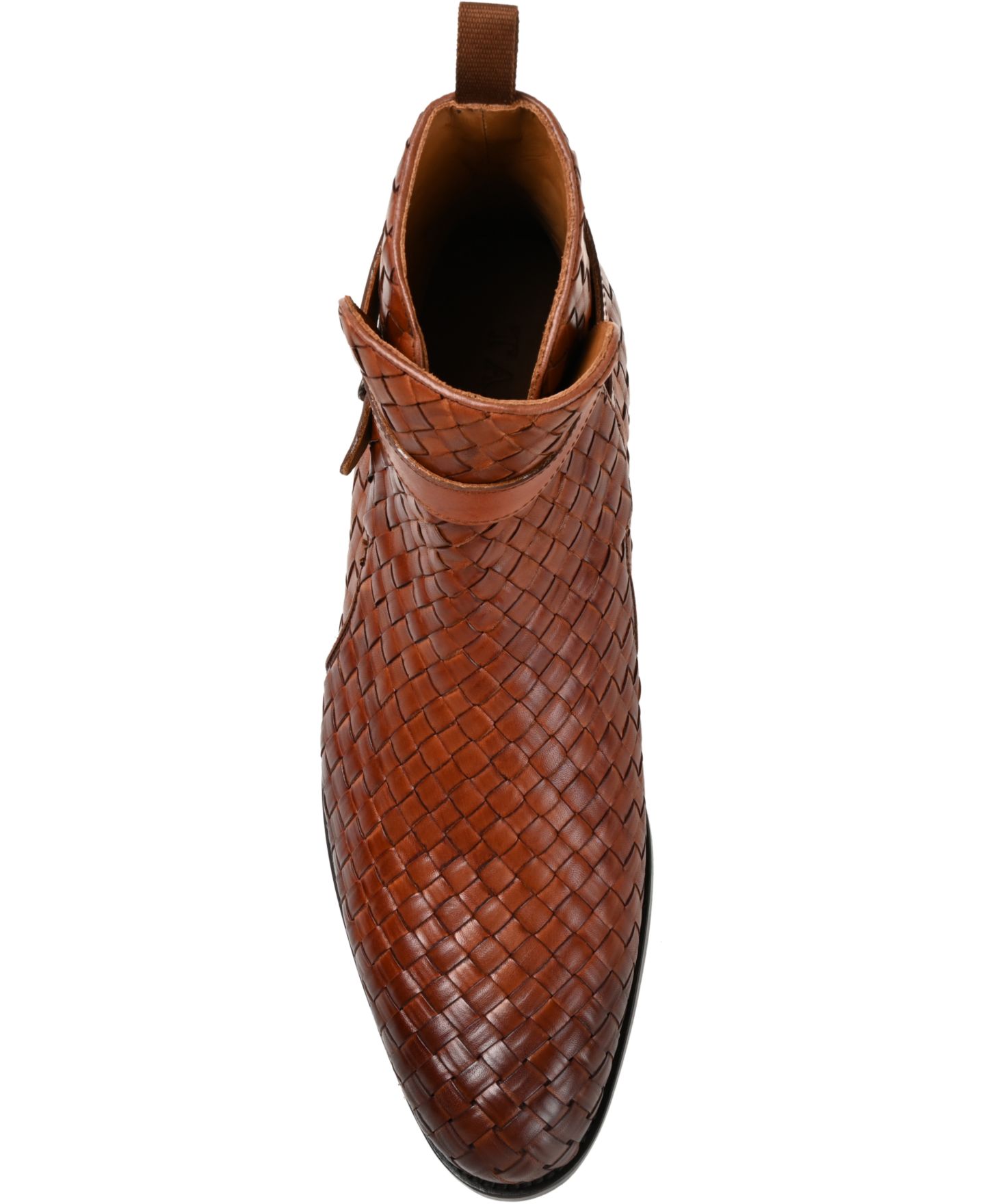 Мужские ботинки Taft Dylan Hand-Woven Leather Buckle Jodhpur, цвет: Коричневый — фото 4