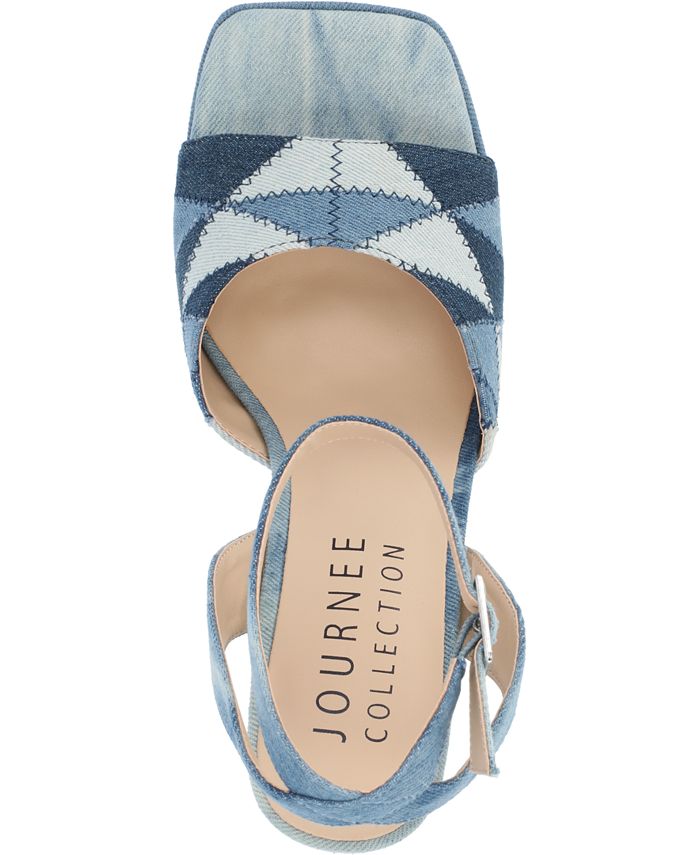 Journee Collection Women's Asherby Platform Sandals - Macy's
