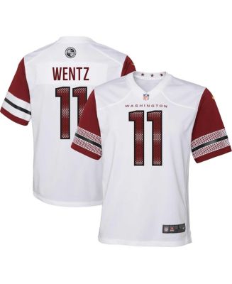 Youth Boys and Girls Nike Carson Wentz White Washington Commanders Game Jersey Macy s