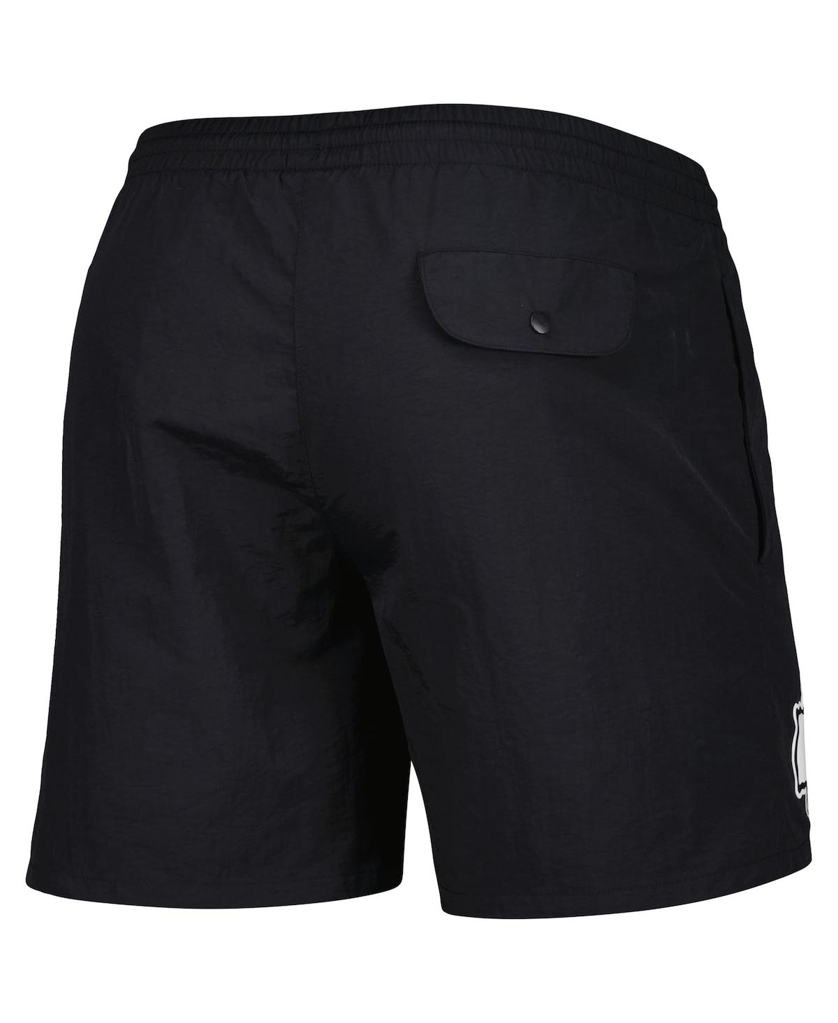 Mitchell & Ness Men's  Black Kansas City Chiefs Team Essentials Nylon Shorts In Black