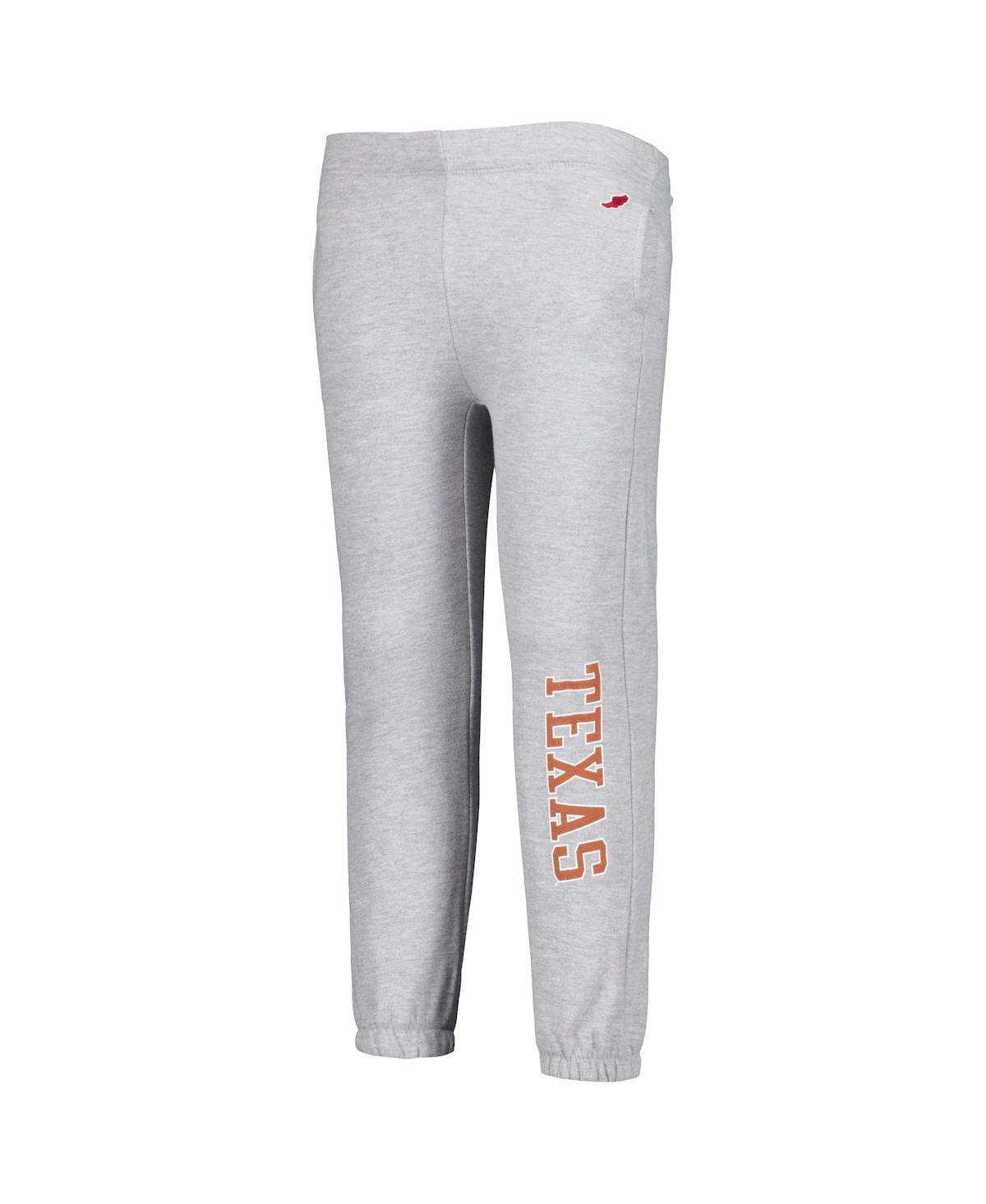 Shop League Collegiate Wear Youth Boys And Girls  Gray Texas Longhorns Essential Pants