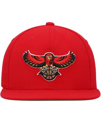 Men's Red Atlanta Hawks Hardwood Classics Team Ground 2.0 Snapback Hat