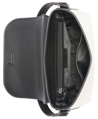 Millie Small Convertible Shoulder Bag with Striped Crossbody Strap