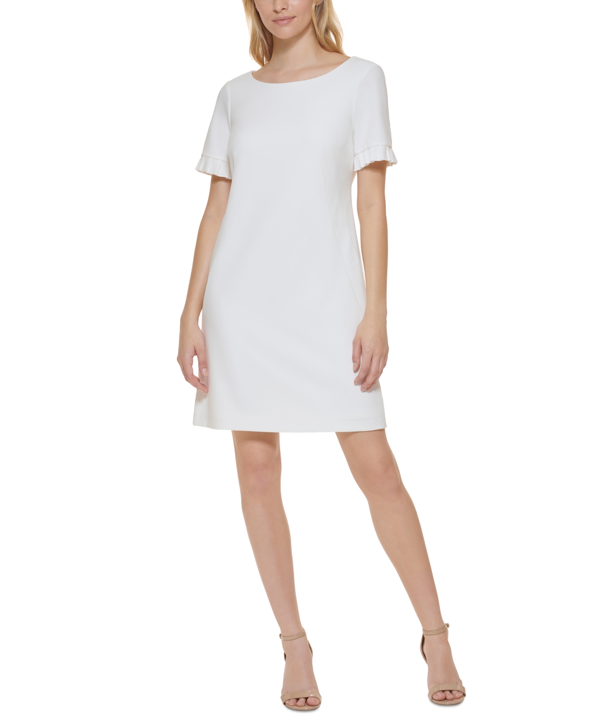 Tommy hilfiger best sale ruffle sleeve dress