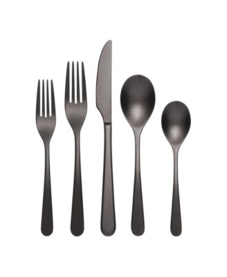 Kenbrook Tumbled 20 Piece Everyday Flatware Set, Service For 4