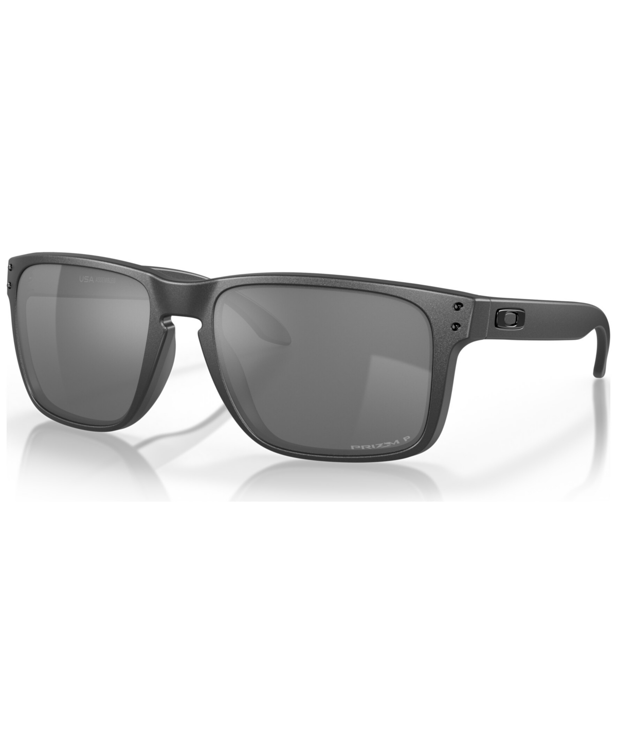 Oakley Polarized Prizm Sunglasses, Oo9417 Holbrook Xl In Steel,prizm Black Polarized