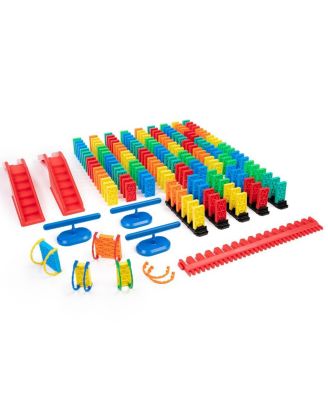 Kinetic Domino Toppling Kit - 204 Pieces