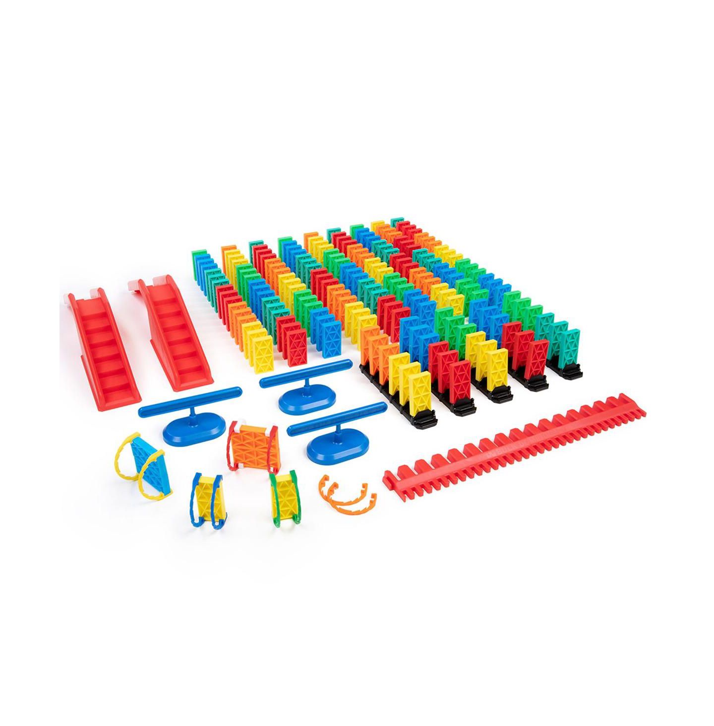 Детские конструкторы Atwood Toys Inc Kinetic Domino Toppling Kit - 204 Pieces — фото 3