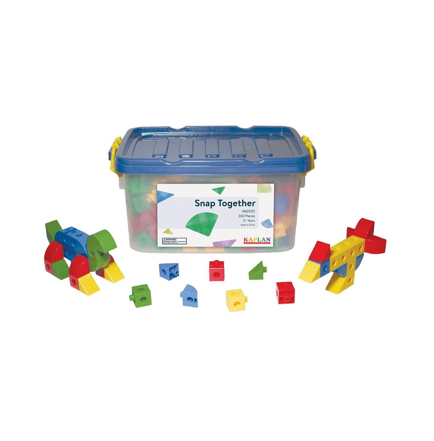 Детский конструктор Joyn Toys Snap Together Building Set, 360-Piece, Ages 3+ — фото 1