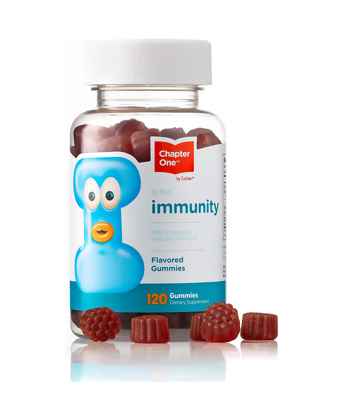 Chapter One Immunity with Zinc and Vitamin C - 120 Flavored Gummies