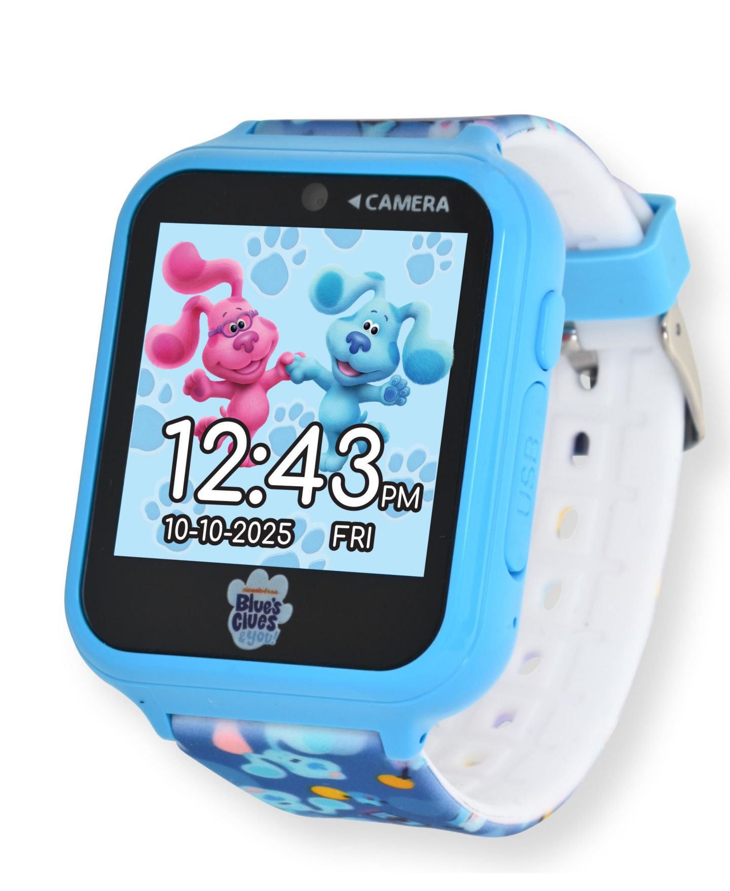 Детские часы Nickelodeon Children's Blue Clues Silicone Smart Watch 38mm — фото 2