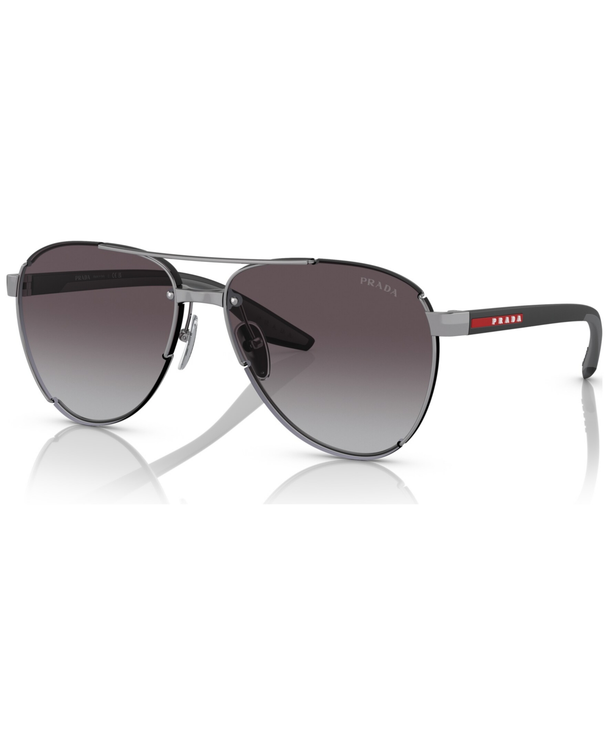 Prada Men's Sunglasses, Ps 51ys61-z In Gunmetal