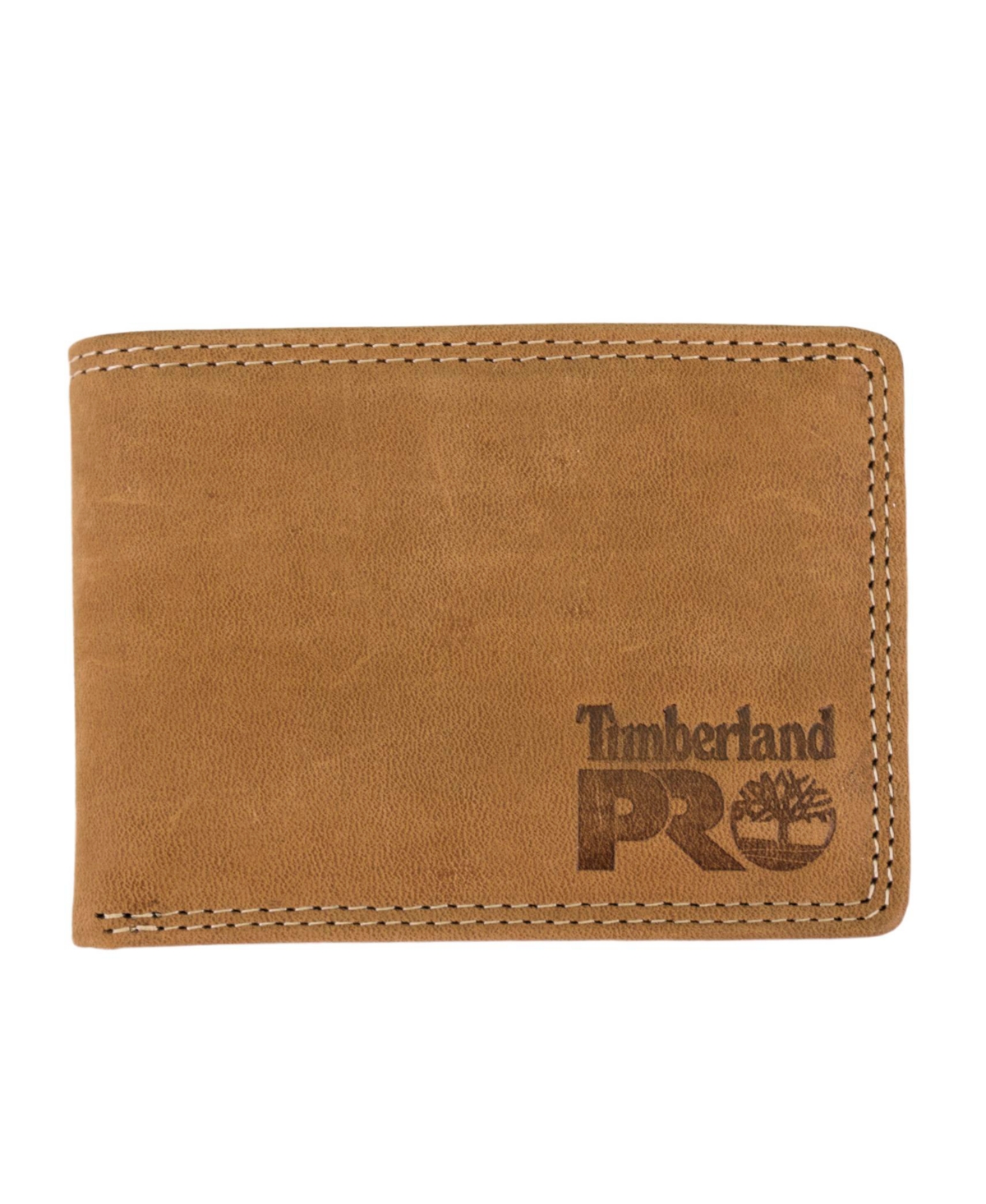 Timberland Pro Men's Pullman Passcase Wallet In Wheat