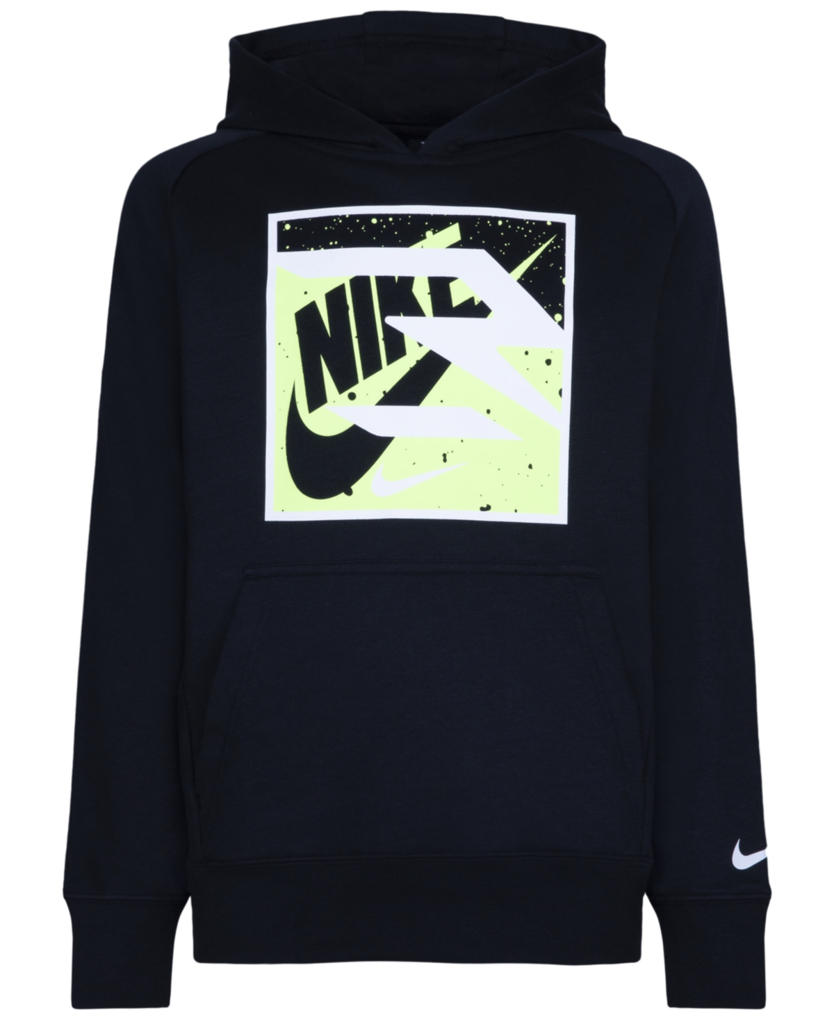 Nike 3brand By Russell Wilson Big Boys Box Logo Pullover Hoodie In Black