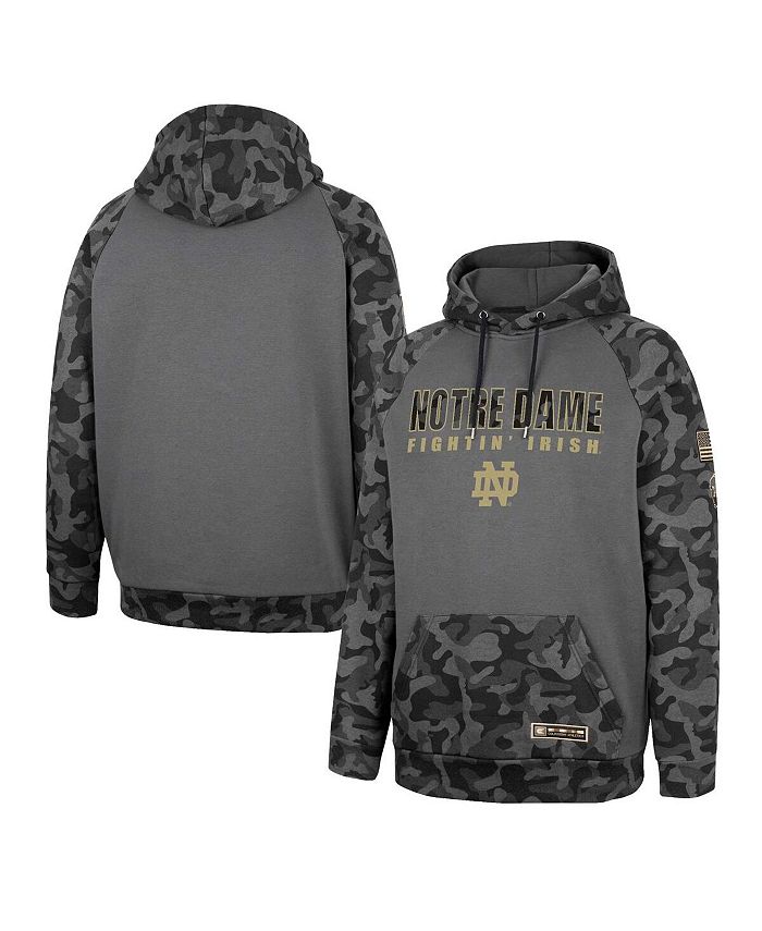 Camo notre dame hoodie shop