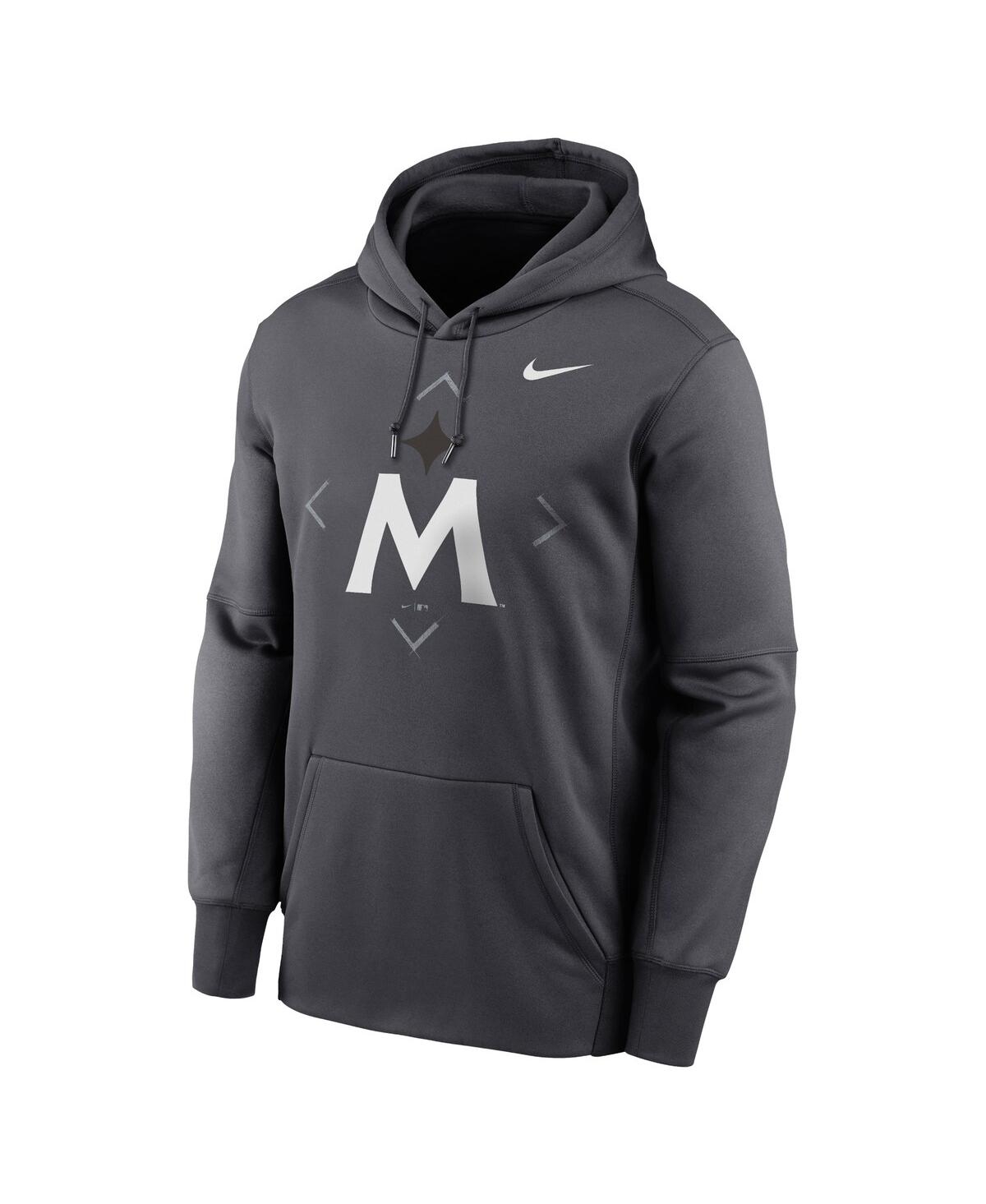 Shop Nike Men's  Anthracite Minnesota Twins 2023 Bracket Therma Performance Pullover Hoodie