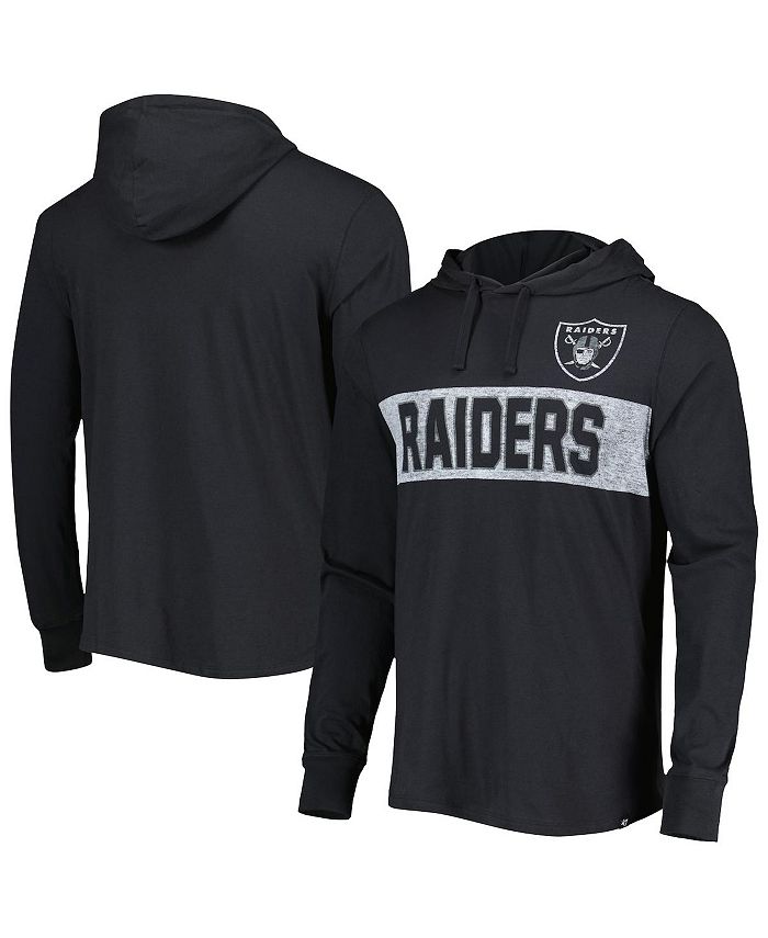 '47 Brand Men's Black Las Vegas Raiders Field Franklin Pullover Hoodie ...