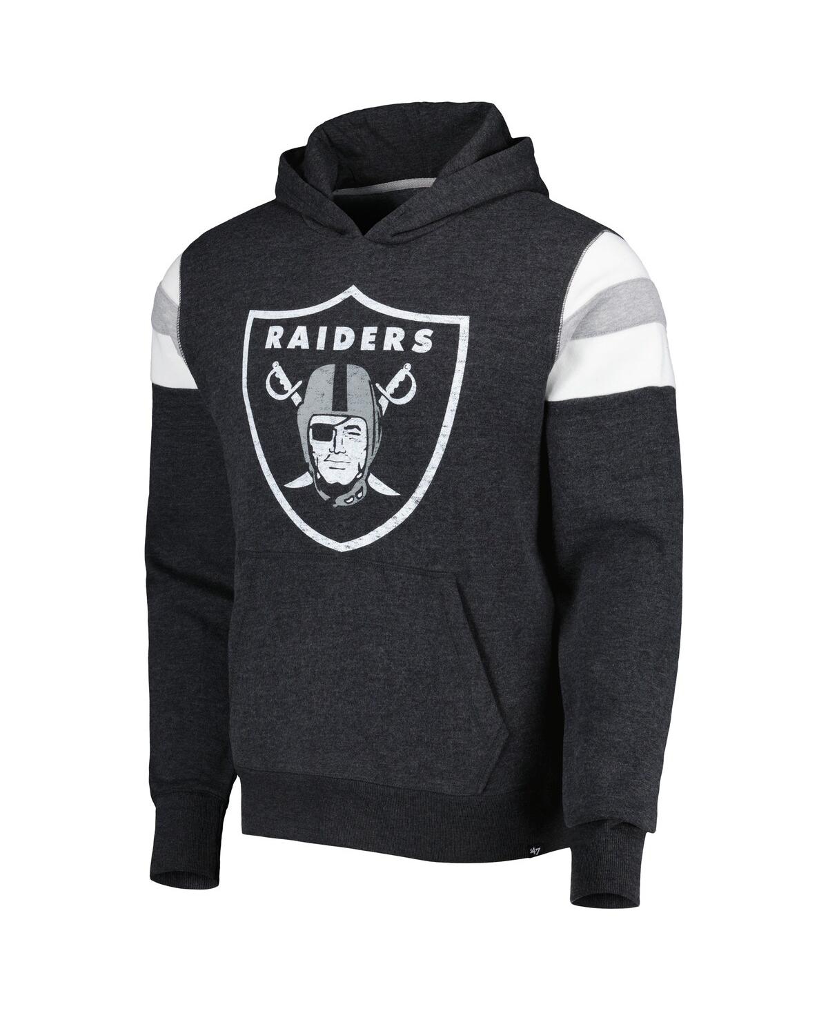 47 Brand Men's ' Black Las Vegas Raiders Legacy Premier Nico Pullover Hoodie In Black