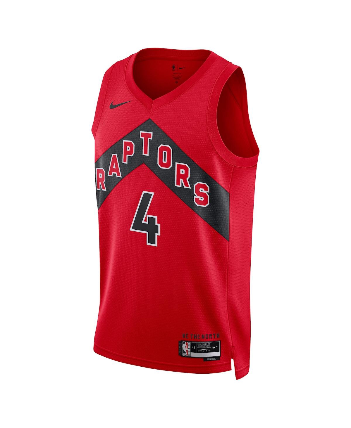 Men's and Women's Nike Scottie BarnesToronto Raptors Swingman Jersey - Icon Edition - Red