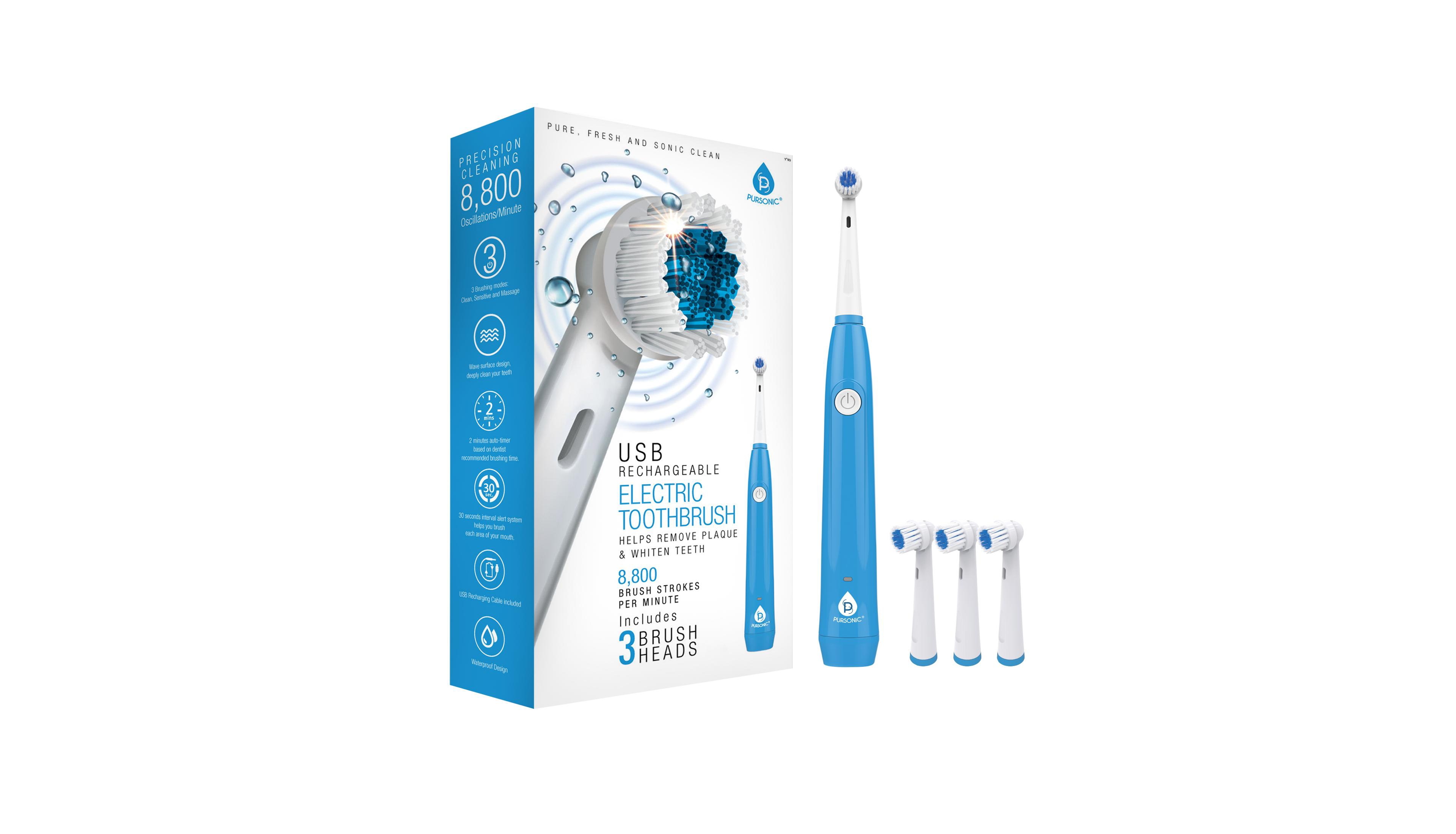 Pursonic Usb Rechargeable Electric Toothbrush