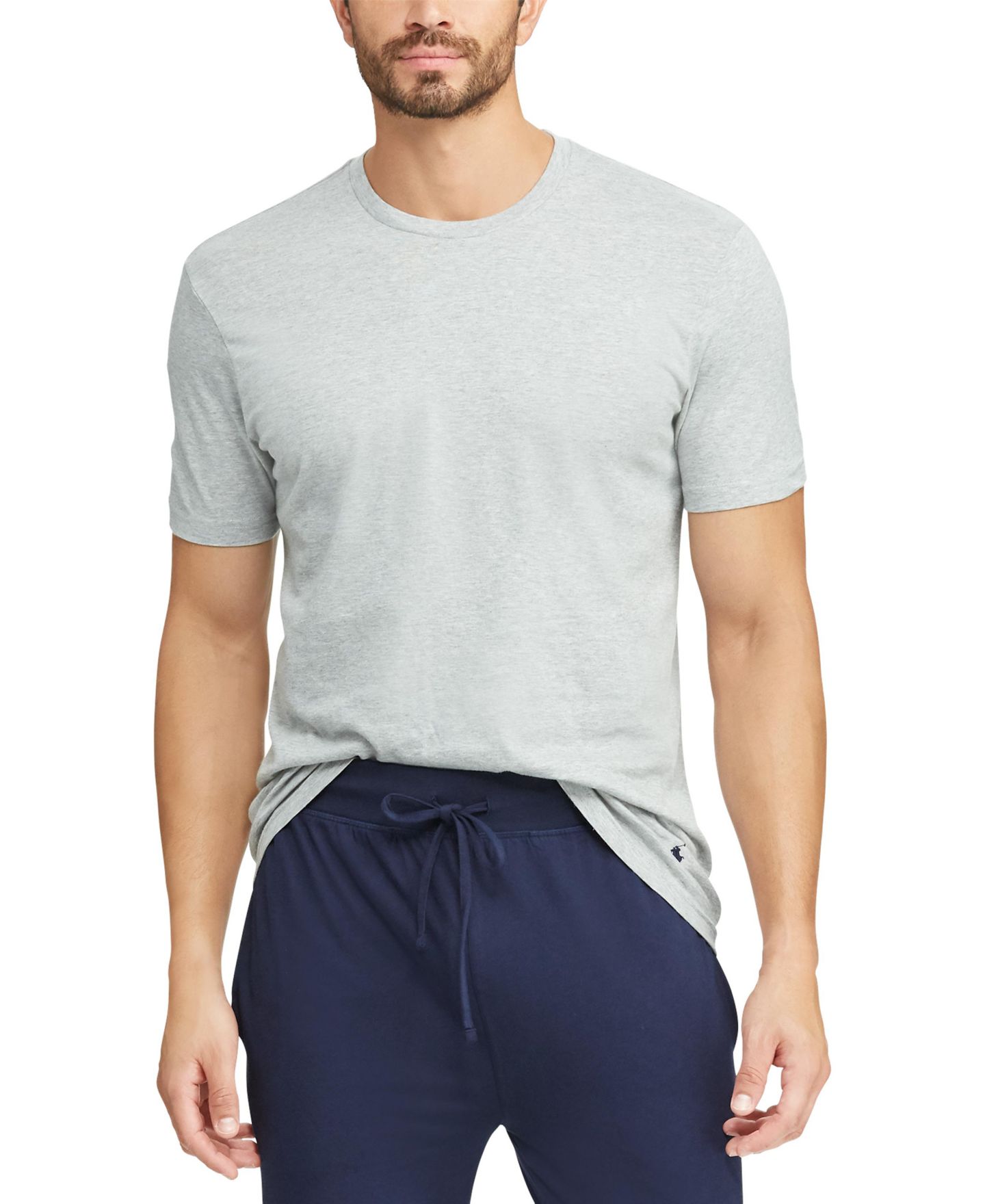 Мужские топы Polo Ralph Lauren 3-Pack Classic Undershirts, цвет: Синий / Тёмно-синий — фото 4