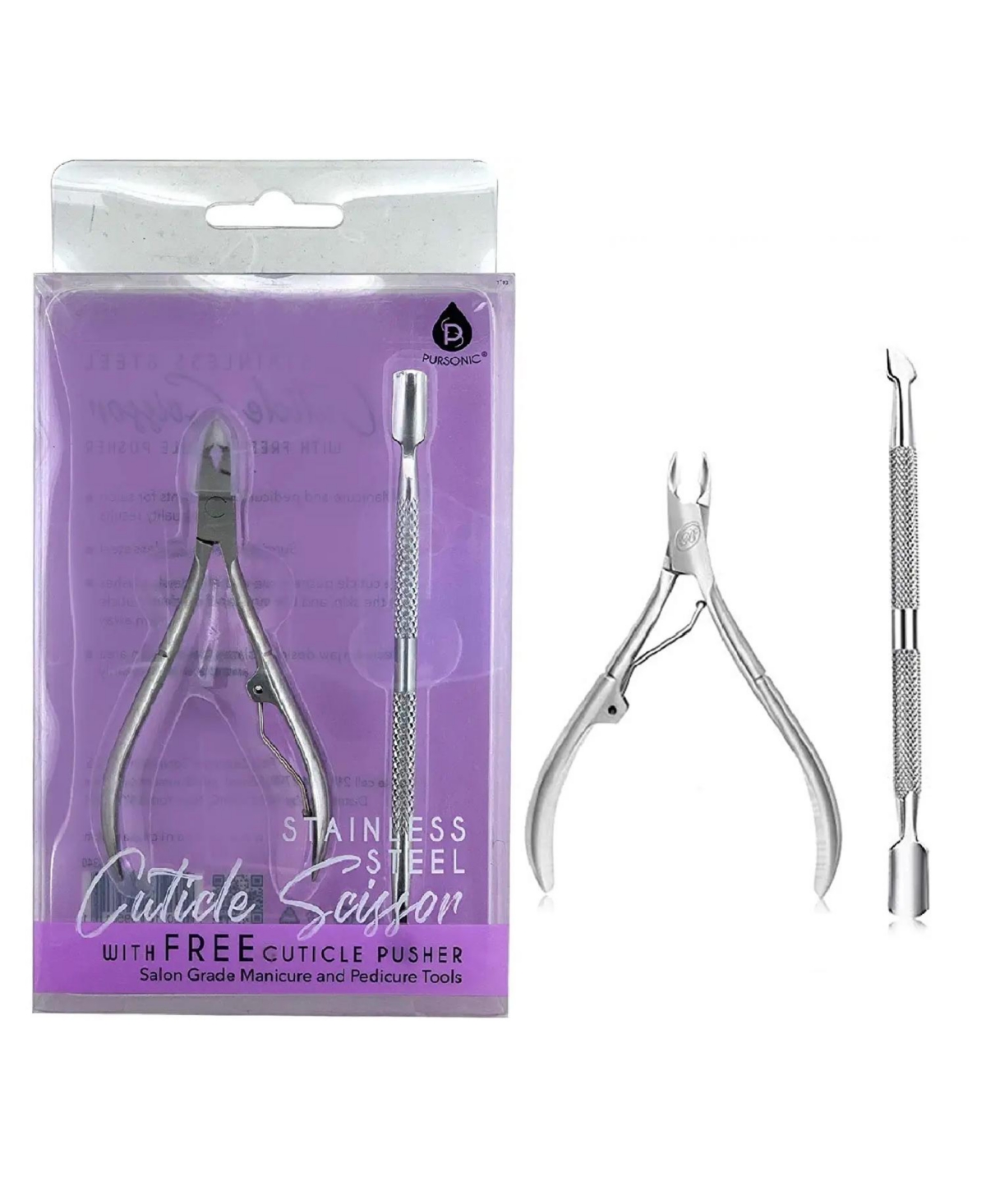 Salon Grade Manicure & Pedicure Tools - Purple