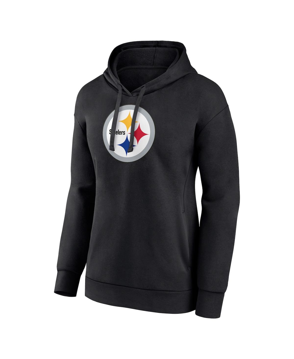 Women's Fanatics Branded T.j. WattPittsburgh Steelers Player Icon Name and Number Pullover Hoodie - Black